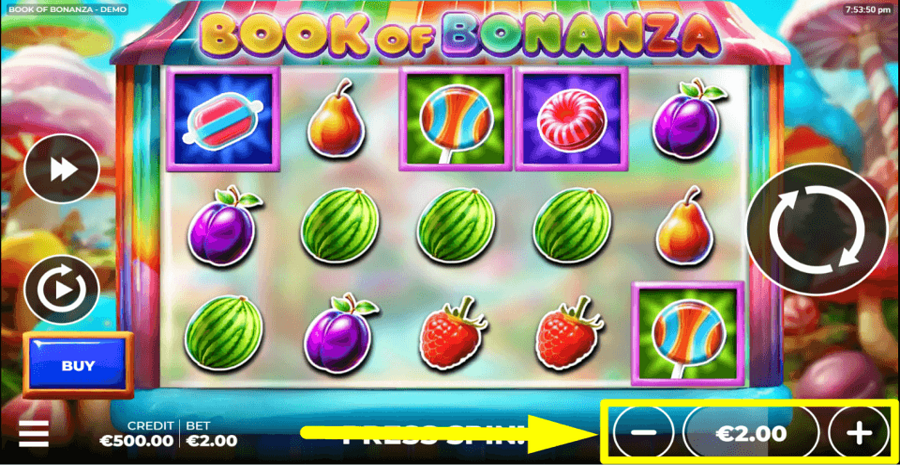 Book Of Bonanza Bet Value