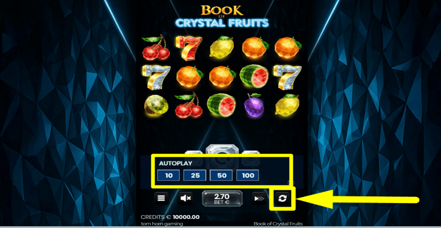 Book Of Crystal Fruits Autoplay Feature