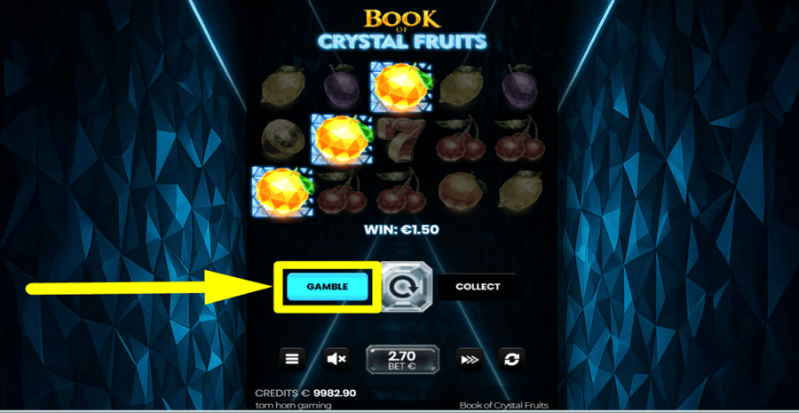 Book Of Crystal Fruits Gamble Feature