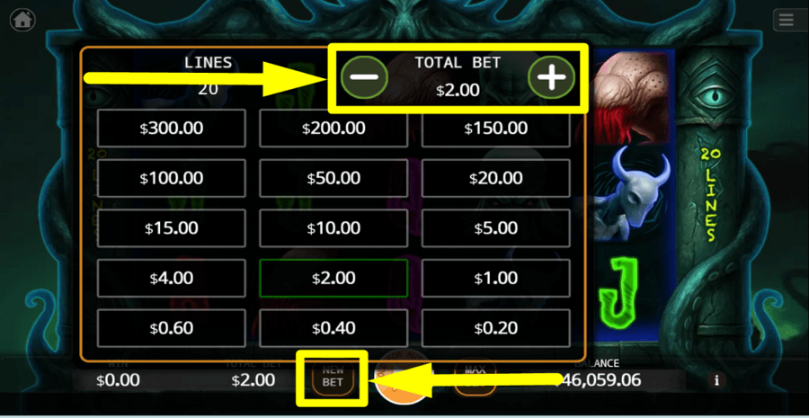 Book Of Cthulhu Bet Value
