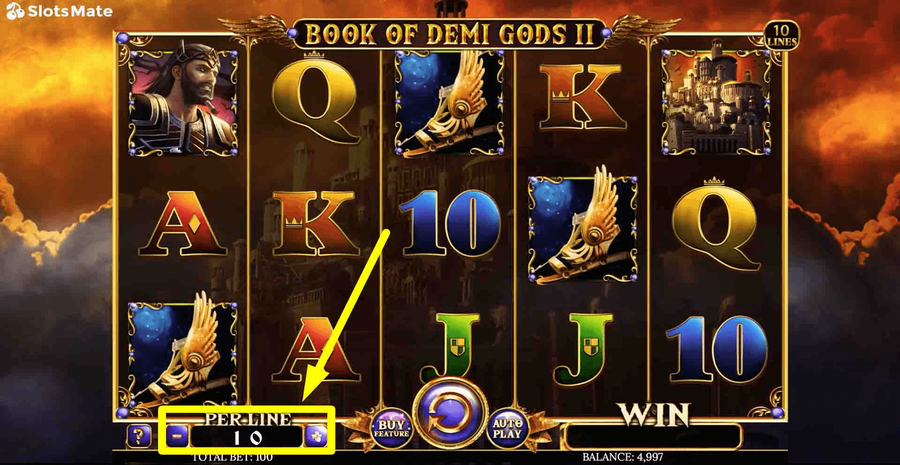 Book Of Demi Gods 2 Choose Bet