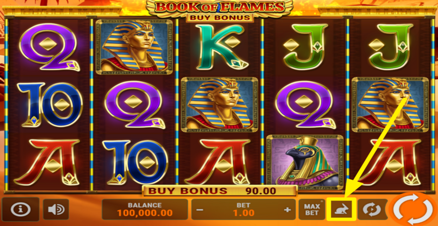 Book Of Flames Buy Bonus Turbo