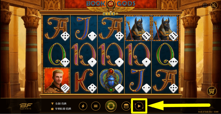 Book Of Gods Dice Autoplay Feature