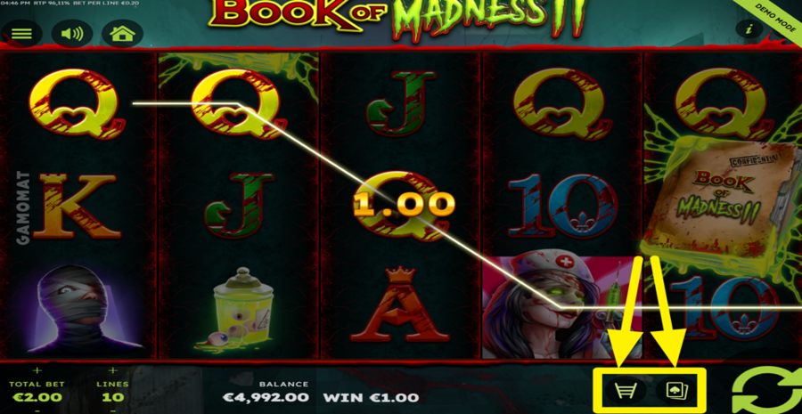Book Of Madness 2 Gamble