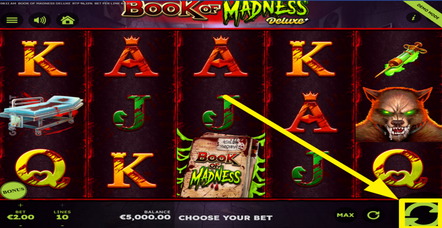 Book Of Madness Deluxe Spin
