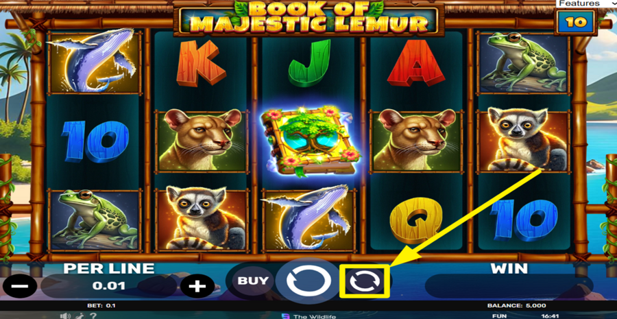 Book Of Majestic Lemur Autoplay