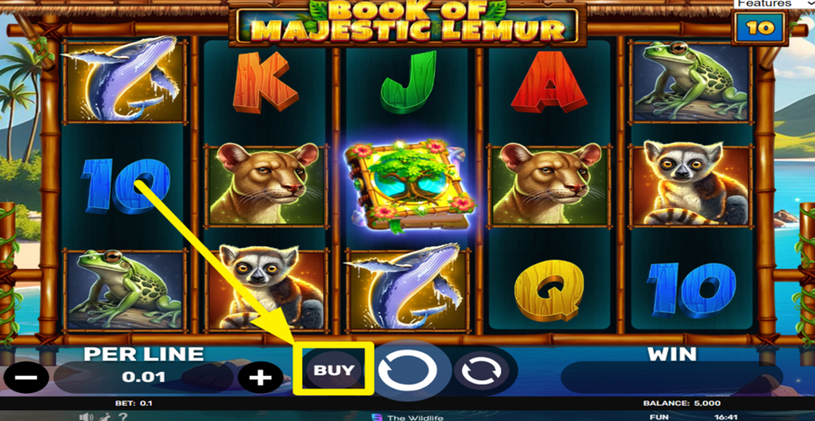 Book Of Majestic Lemur Buy Bonus