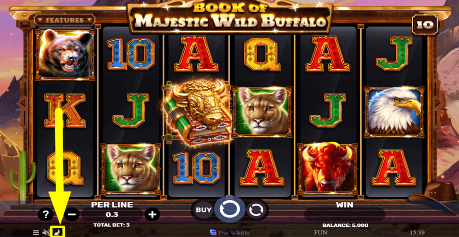 Book Of Majestic Wild Buffalo Turbo Feature