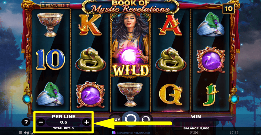 Book Of Mystic Revelations Bet Value