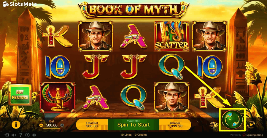 Book Of Myth Spin