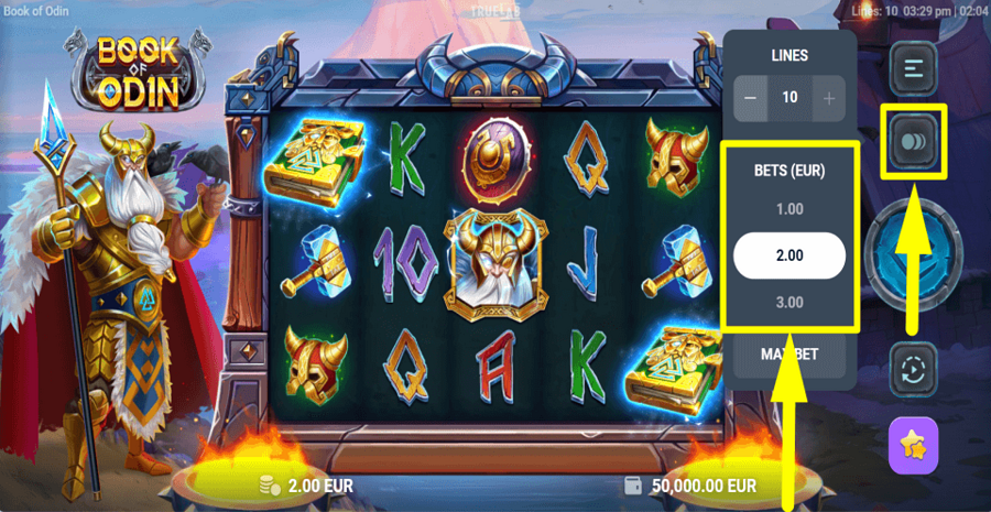 Book Of Odin Bet Value