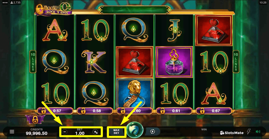 Book Of Oz Lock N Spin 1