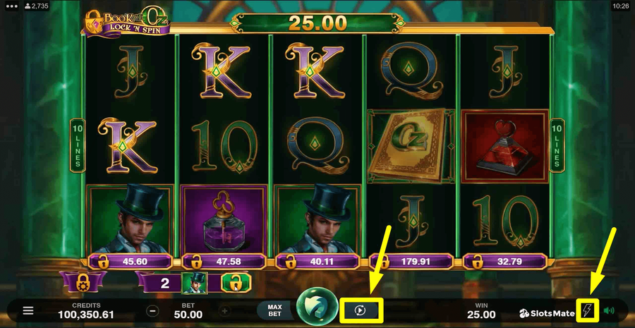 Book Of Oz Lock N Spin 4