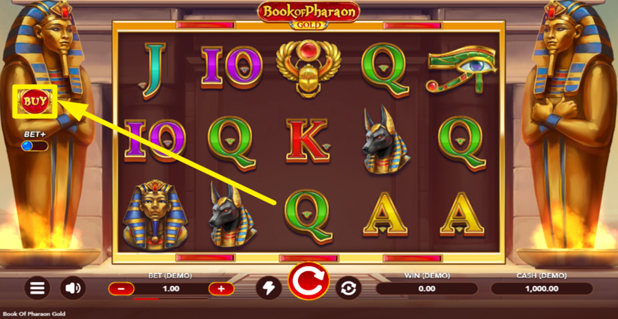 Book Of Pharaon Gold Buy Bonus