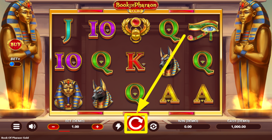 Book Of Pharaon Gold Spin