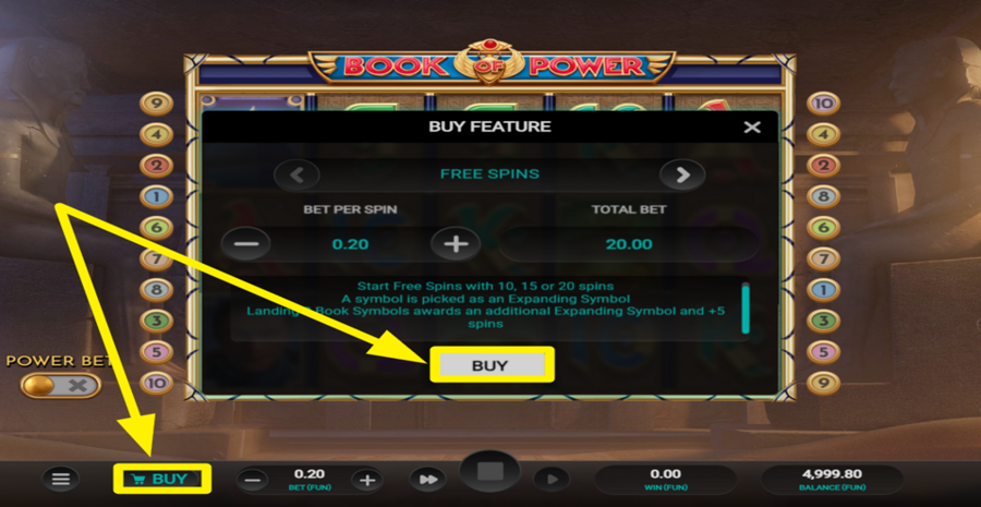 Book Of Power Bonus Buy