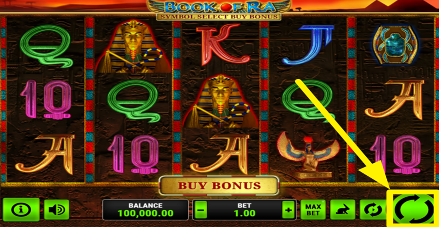 Book Of Ra Symbol Select Buy Bonus Spin