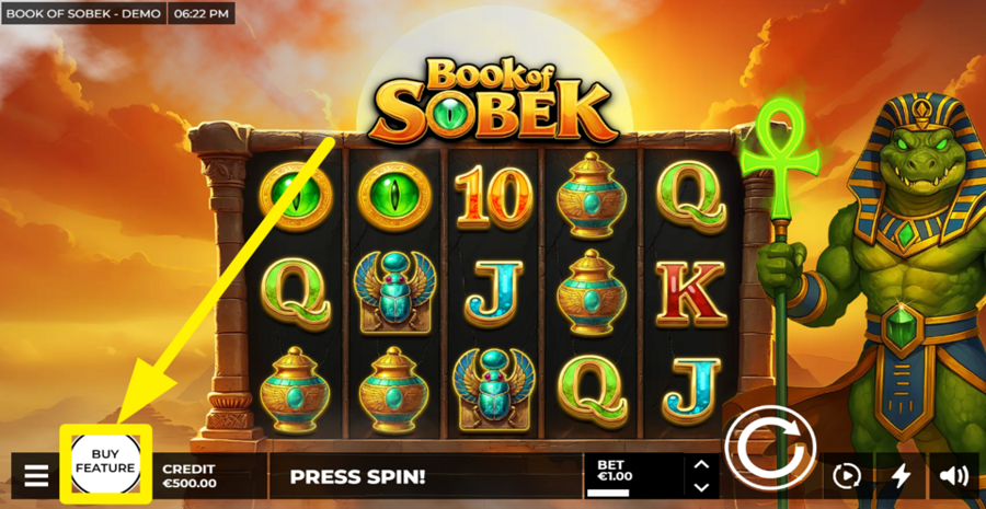 Book Of Sobek Buy Bonus