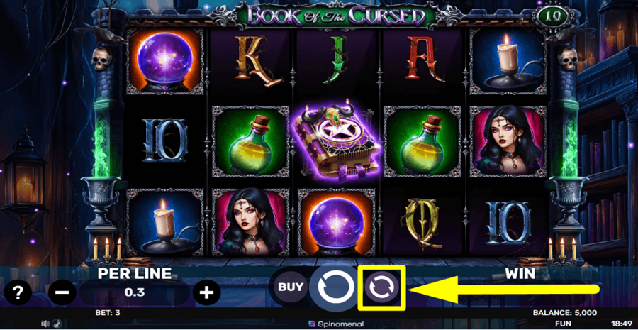 Book Of The Cursed Autoplay Feature