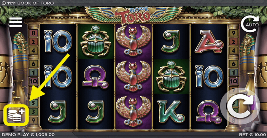 Book Of Toro Bet Selection