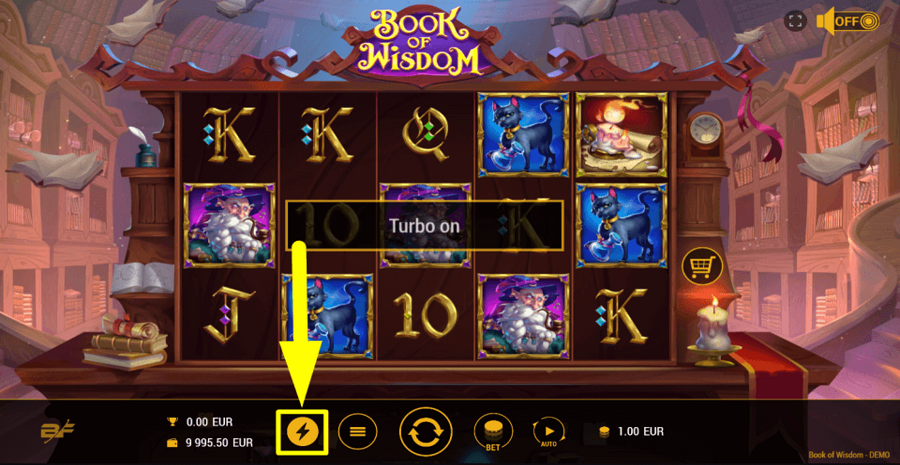 Book Of Wisdom Turbo Mode
