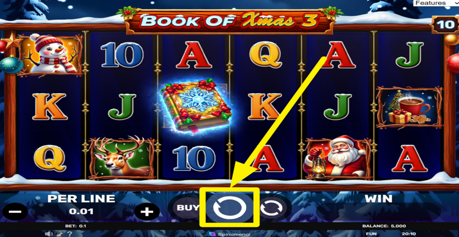 Book Of Xmas 3 Spin