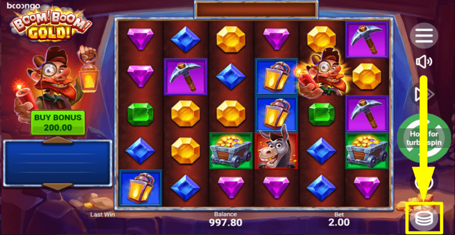 Boom Boom Gold Bet Value