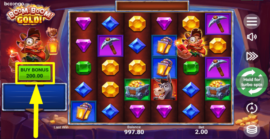 Boom Boom Gold Buy Bonus Feature
