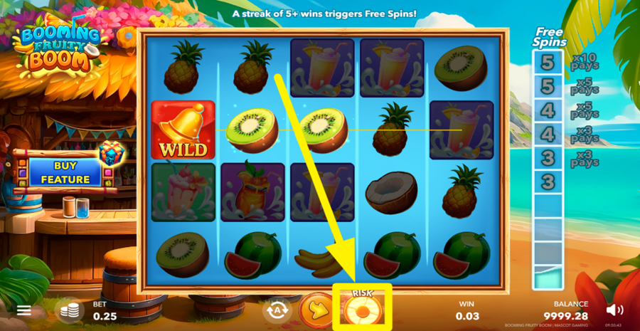 Booming Fruity Boom Gamble