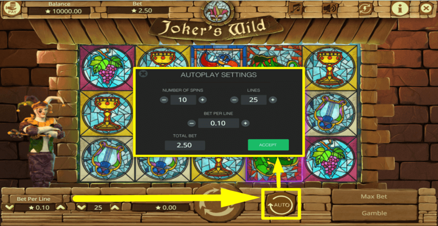 Booming Games Jokers Wild Autoplay Feature
