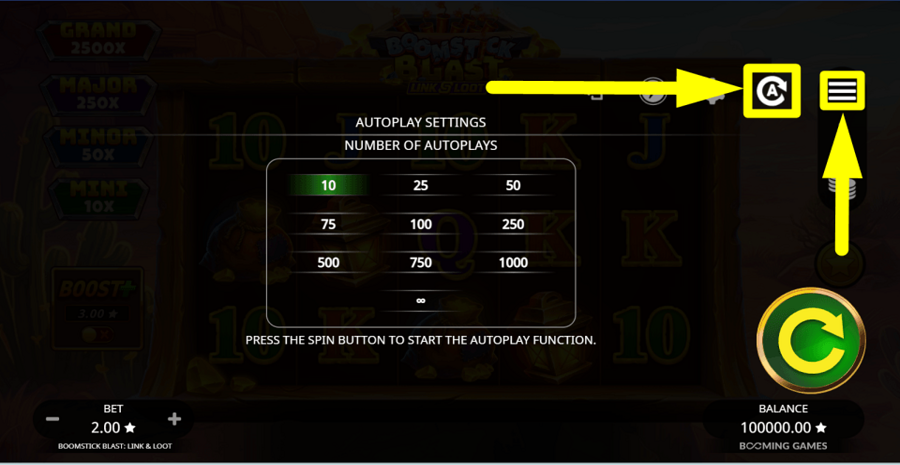 Boomstick Blast Link And Loot Autoplay Feature
