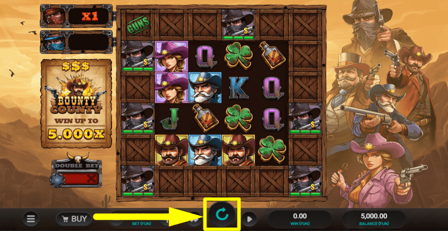 Bounty County Spin Button