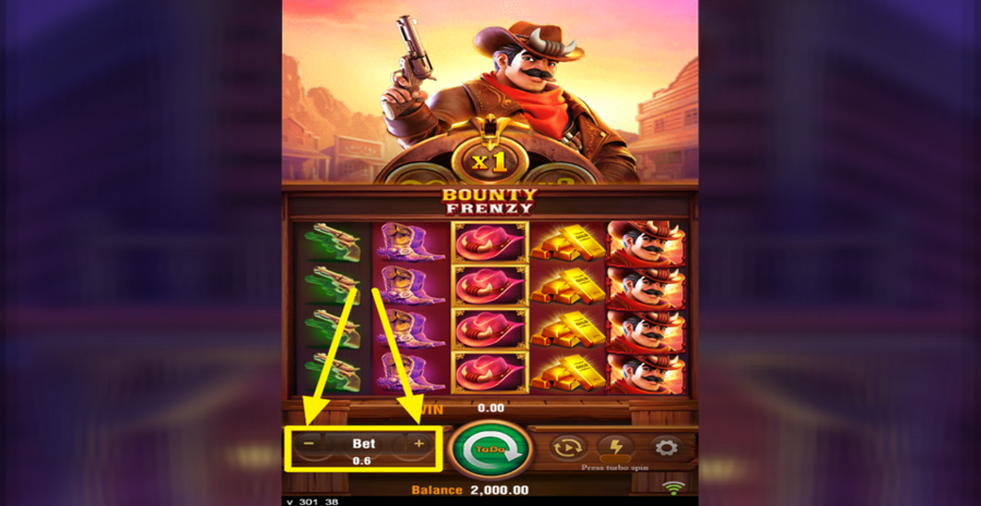Bounty Frenzy Adjust Bet