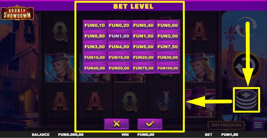 Bounty Showdown Bet Value