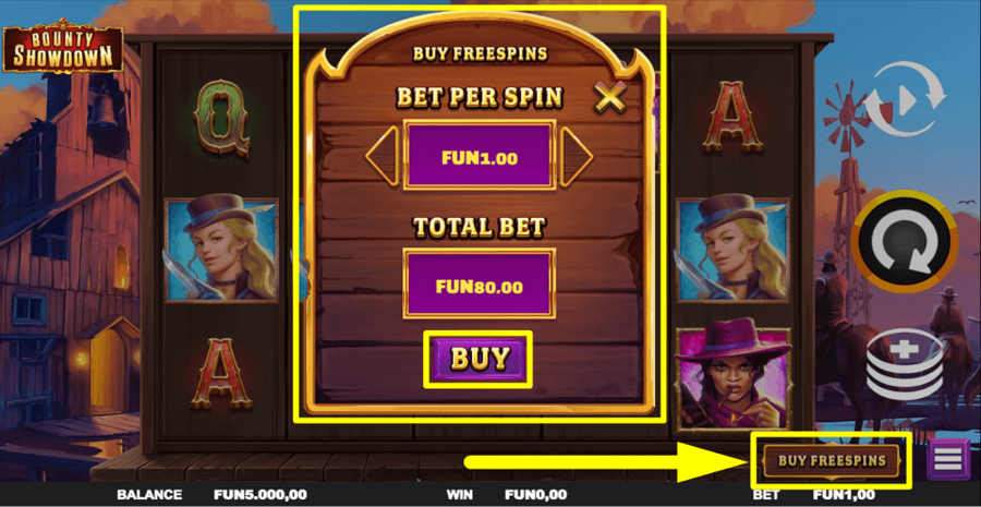 Bounty Showdown Buy Feature