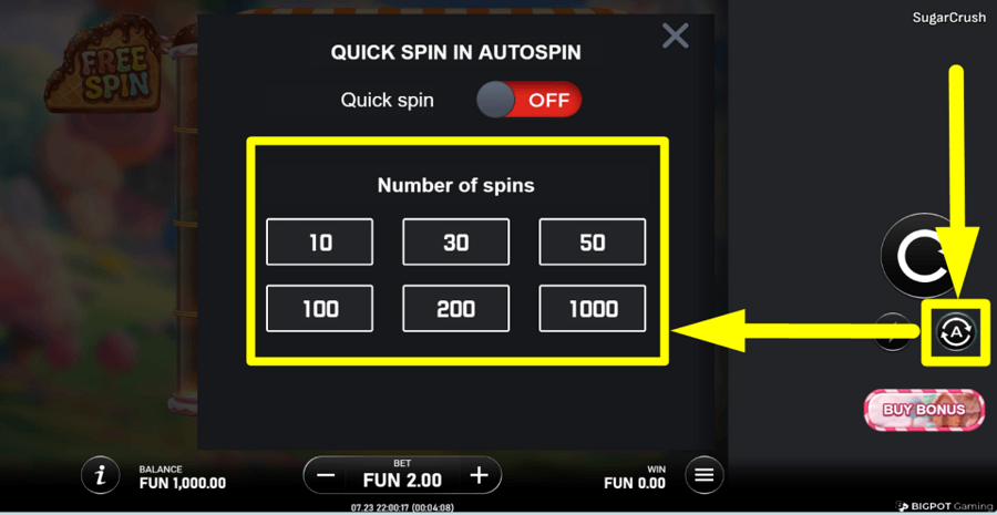 Bp Games Sugar Crush Autoplay Feature