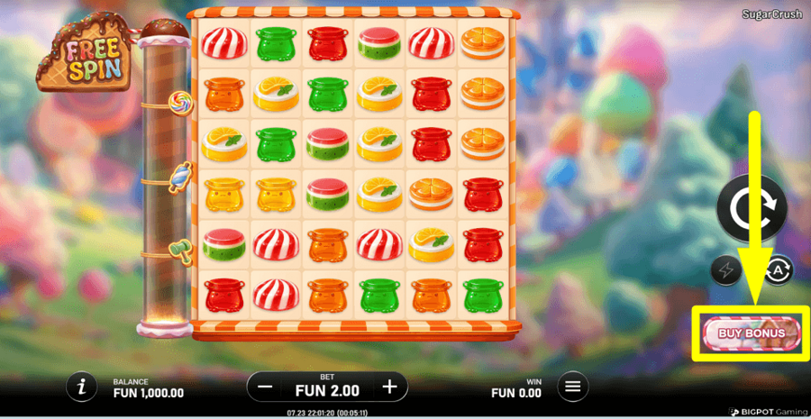 Bp Games Sugar Crush Buy Feature