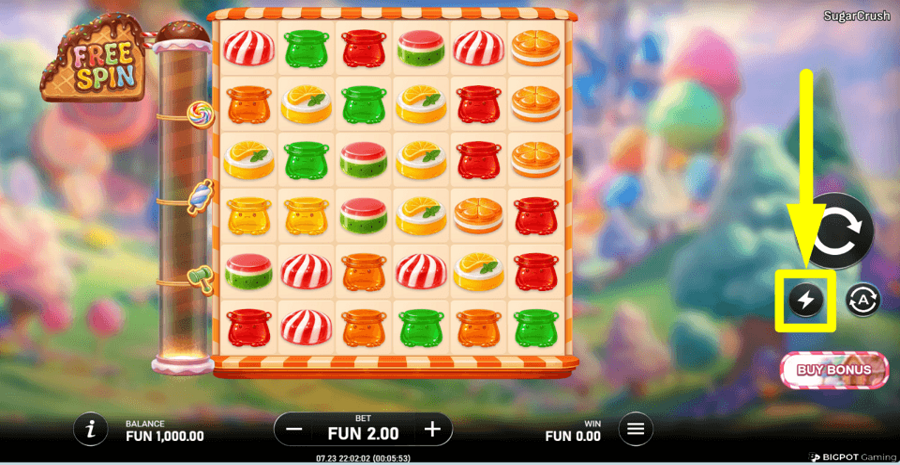 Bp Games Sugar Crush Turbo Feature