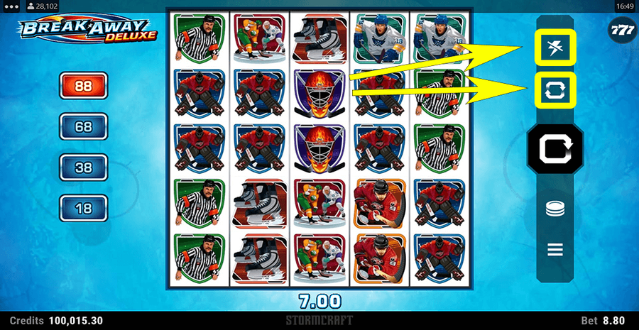 Break Away Deluxe Turbo Autoplay