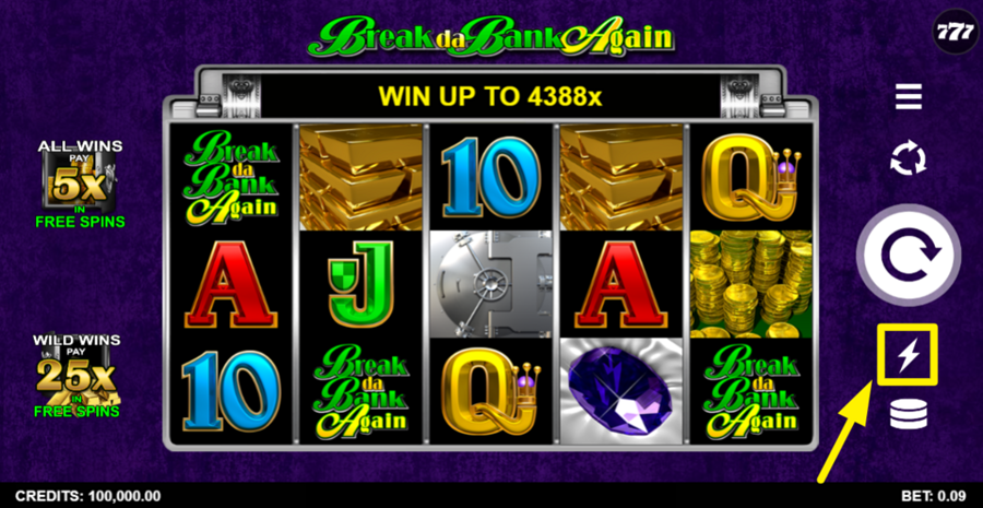 Break Da Bank Again Turbooplay Feature