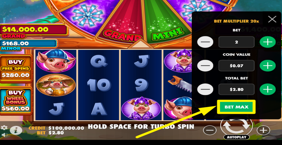 Brick House Bonanza Max Bet