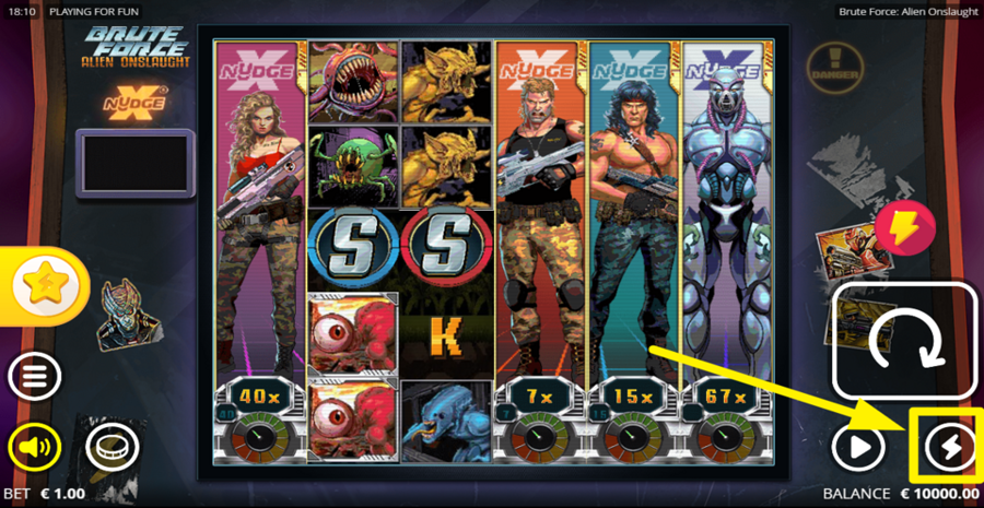 Brute Force Alien Onslaught Turbo