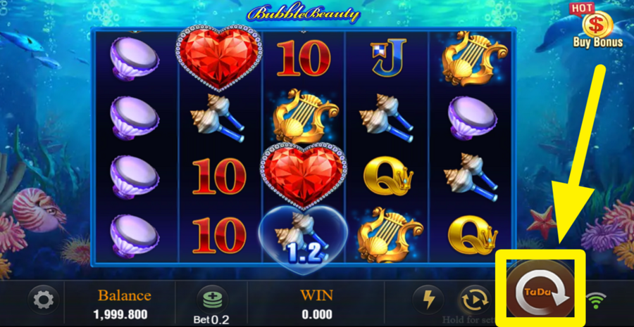 Bubble Beauty Spin Button