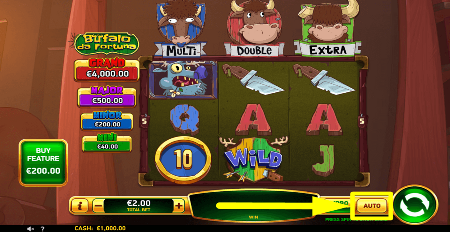 Bufalo Da Fortuna Autoplay Feature