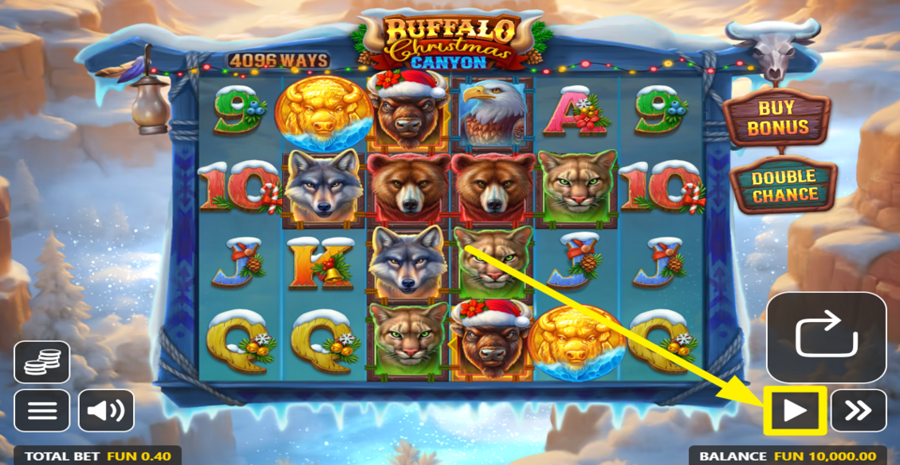 Buffalo Christmas Canyon Autoplay