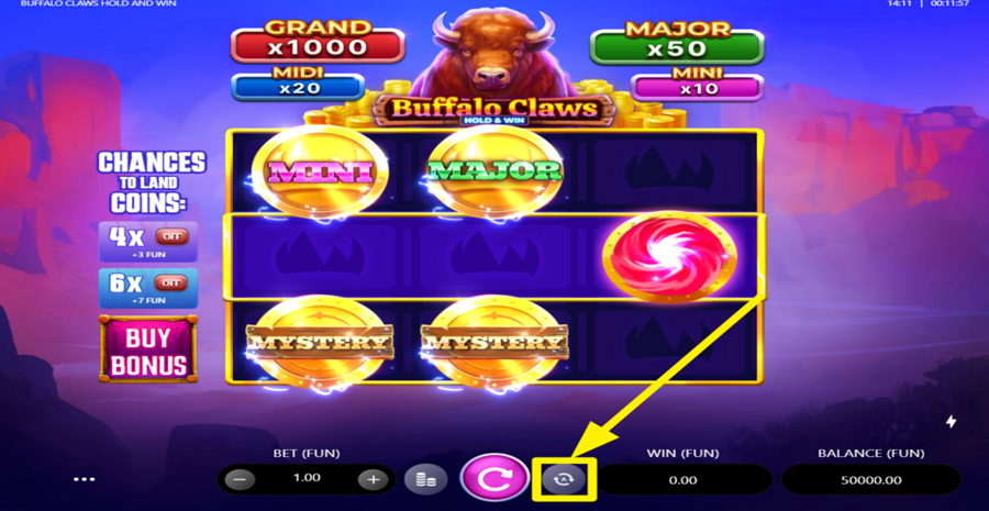 Buffalo Claws Autoplay