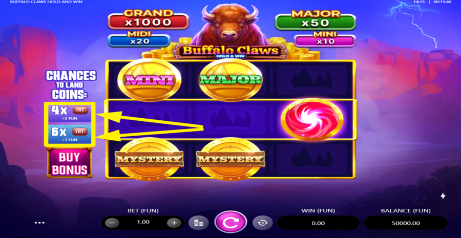 Buffalo Claws Bet Boost