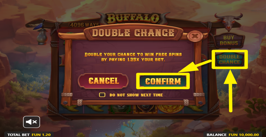 Buffalo Gold Canyon Double Chance