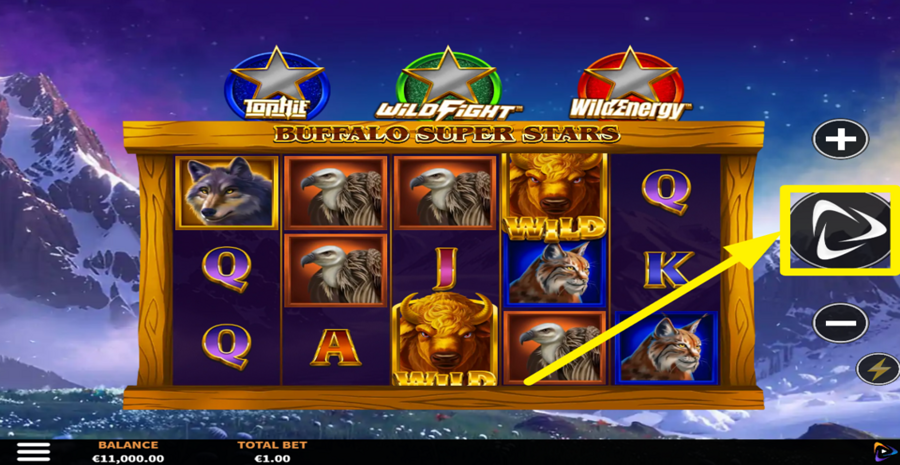 Buffalo Super Stars Spin