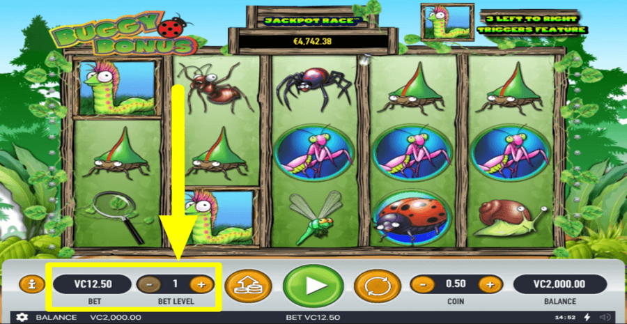 Buggy Bonus Bet Level